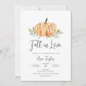 Untergang der Liebe Pumpkin Grüne Einladung (Vorderseite)