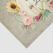 Untergang der Liebe Pumpkin Sonnenblumen Rose Blum Seidenpapier (Ausschnitt)