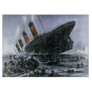 Untergang der RMS Titanic Schneidebrett
