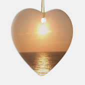 Untergehende Sonne Keramikornament (Rechts)