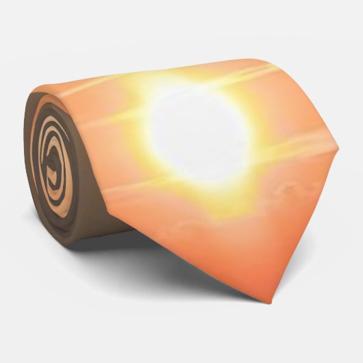 Untergehende Sonne Krawatte (Gerollt)