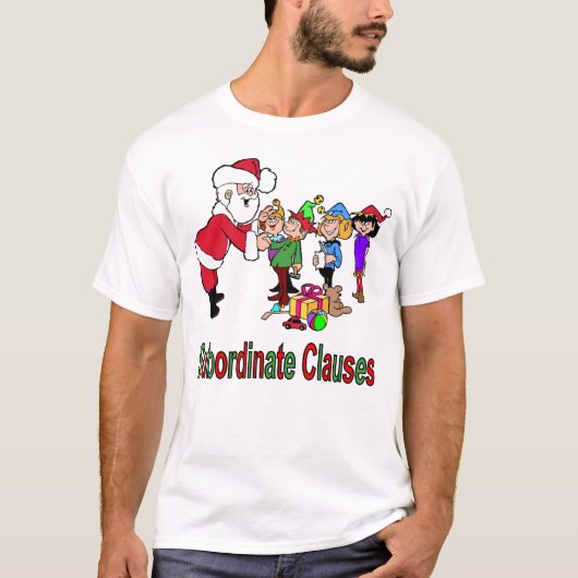 Untergeordnete Klauseln T-Shirt (Vorderseite)