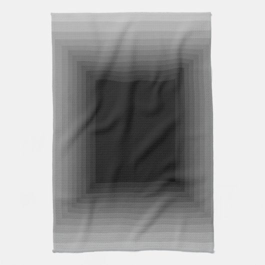 Untergetaucht im grauen Kunst-Entwurf CricketDiane Geschirrtuch (Vertikal)