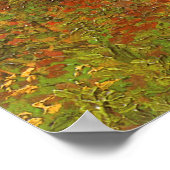 Untergewachsene von Vincent van Gogh, Vintage Kuns Poster (Ecke)