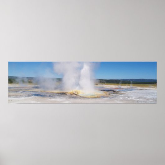 Untergeyser-Becken Poster (Vorne)