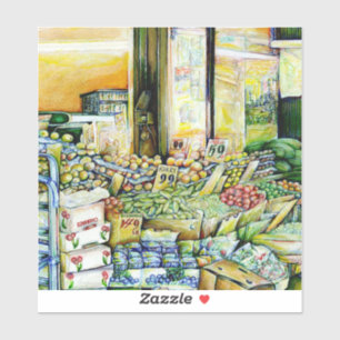 Untergrabung künstlerischer Gentrifizierung Aufkleber