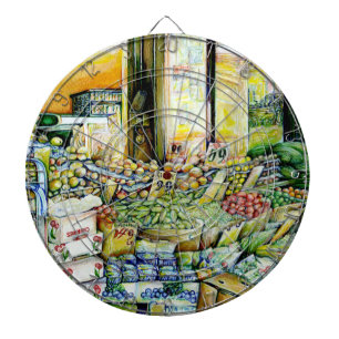 Untergrabung künstlerischer Gentrifizierung Dartscheibe