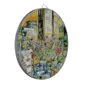 Untergrabung künstlerischer Gentrifizierung Dartscheibe (Vorderseite Links)