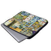 Untergrabung künstlerischer Gentrifizierung Laptopschutzhülle (Vorne Knopf)