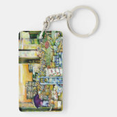 Untergrabung künstlerischer Gentrifizierung Schlüsselanhänger (Rückseite)