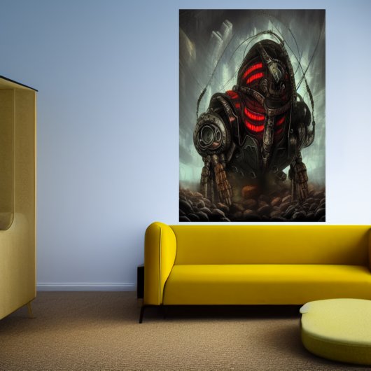 Untergrund-Bergarbeiter | AI Art Poster