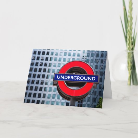 Untergrund Blank Gruß Karte (Vorderseite)