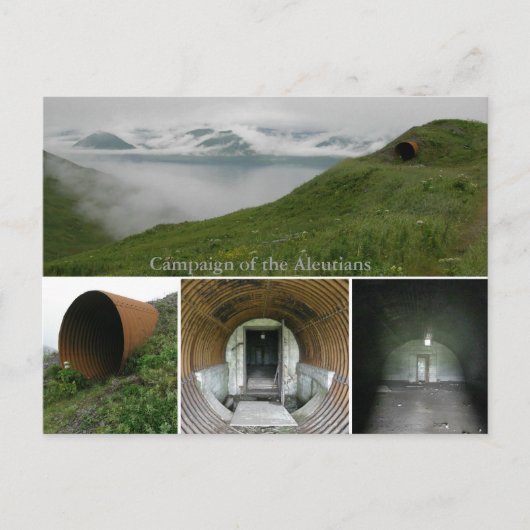 UNTERGRUND Bunker des Zweiten Weltkriegs in Fort S Postkarte (Vorderseite)