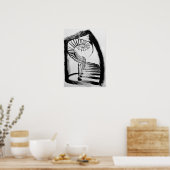 "Untergrund City" Poster (Küche)