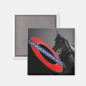 Untergrund im Kühlschrank Westminster Magnet (Vorderseite/Rückseite)