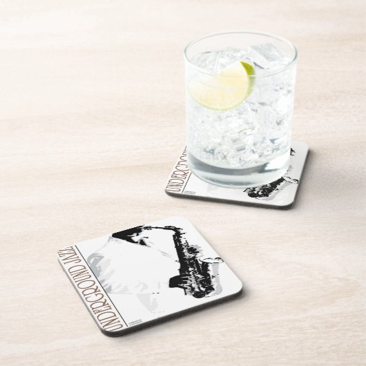 Untergrund Jazz Cork Untersetzer (Rechte Seite)