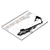 Untergrund Jazz-Notebook Notizblock (Linke Seite)