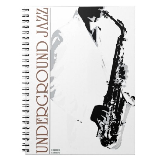 Untergrund Jazz-Notebook Notizblock (Vorderseite)