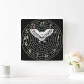 Untergrund Maze 13 Stunden Quadratische Wanduhr (Zuhause)