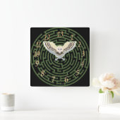 Untergrund Maze 13 Stunden Quadratische Wanduhr (Zuhause)