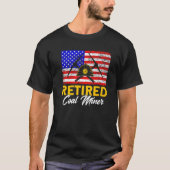 Untergrund Mining Remüde American Coal Miner 2 T-Shirt (Vorderseite)