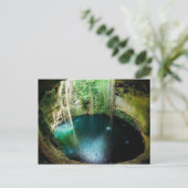 Untergrund Natural Cenote Postkarte (Stehend Vorderseite)