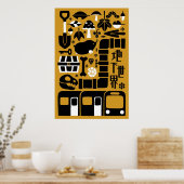 Untergrund Poster (Küche)