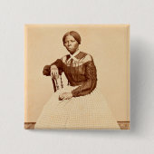 Untergrund Railroad Abolitionist Harriet Tubman Button (Vorderseite)