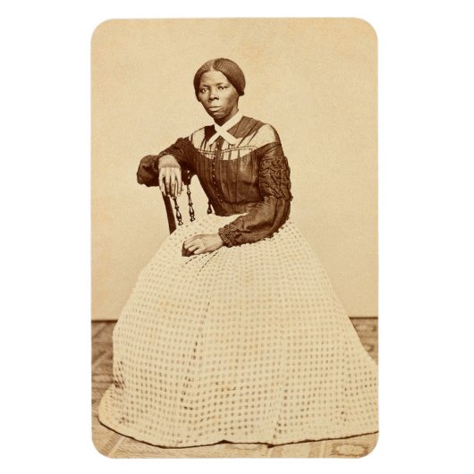 Untergrund Railroad Abolitionist Harriet Tubman Magnet (Vertikal)