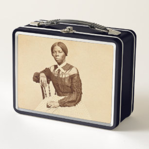 Untergrund Railroad Abolitionist Harriet Tubman Metall Brotdose
