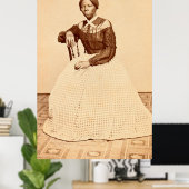 Untergrund Railroad Abolitionist Harriet Tubman Poster (Heimbüro)