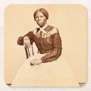 Untergrund Railroad Abolitionist Harriet Tubman Rechteckiger Pappuntersetzer