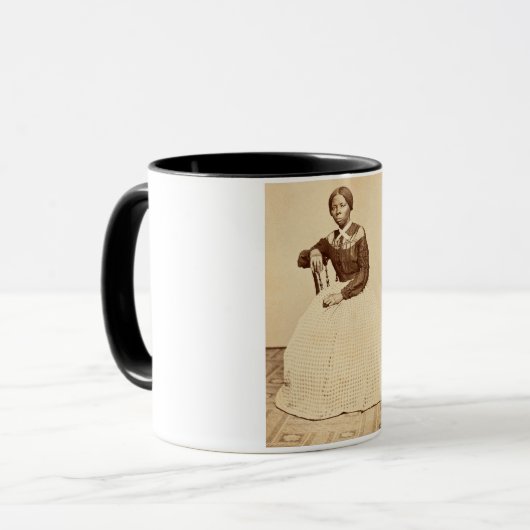 Untergrund Railroad Abolitionist Harriet Tubman Tasse (Vorderseite Links)
