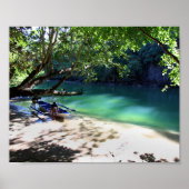 Untergrund River Beach Philippines Fotografie Poster (Vorne)