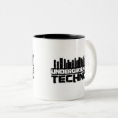 Untergrund Techno - Tasse (VorderseiteRechts)