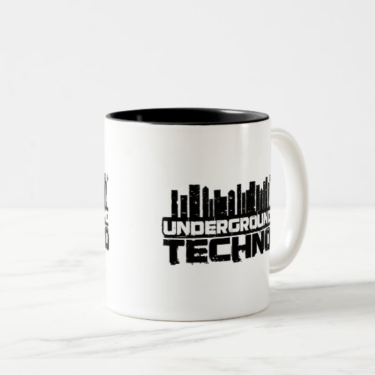 Untergrund Techno - Tasse (VorderseiteRechts)