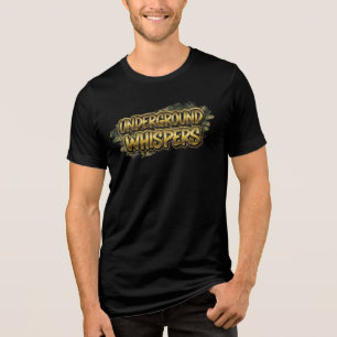 Untergrund Whispers Camouflage Graffiti Art Tri-Blend Shirt