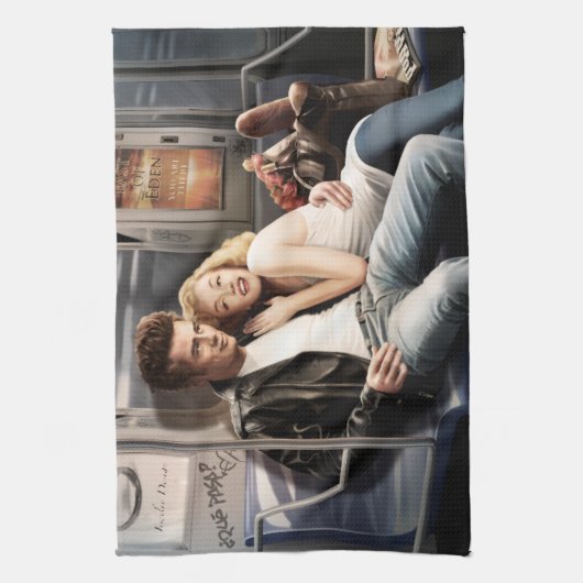 Untergrundbahn-Reiter 2 Handtuch (Vertikal)