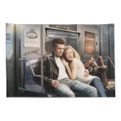 Untergrundbahn-Reiter 2 Kissenbezug (Rückseite-Rechts)