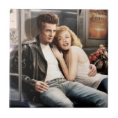 Untergrundbahn-Reiter Fliese (Vorderseite)