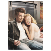 Untergrundbahn-Reiter Klemmbrett (Rückseite)