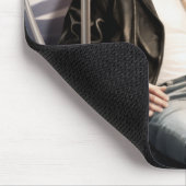 Untergrundbahn-Reiter Mousepad (Ecke)