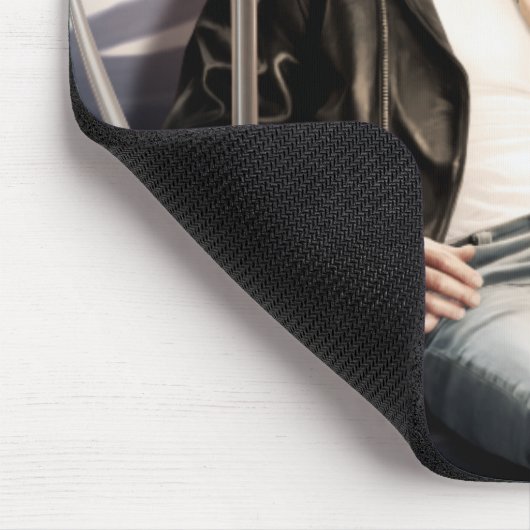 Untergrundbahn-Reiter Mousepad (Ecke)