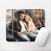 Untergrundbahn-Reiter Mousepad (Mit Mouse)