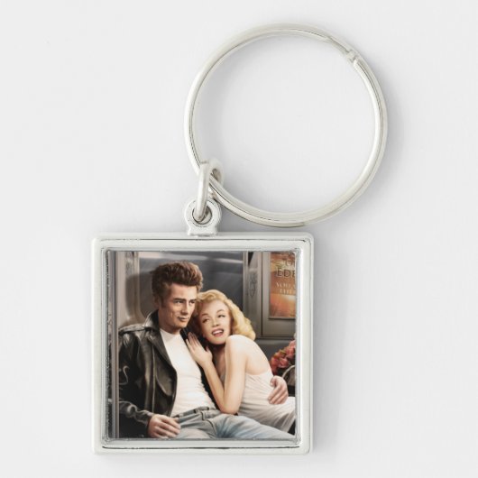 Untergrundbahn-Reiter Schlüsselanhänger (Vorne)