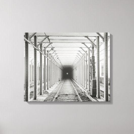 Untergrundbahn Tunnel, 1904 Leinwanddruck (Vorderseite)