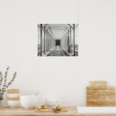 Untergrundbahn Tunnel, 1904. Vintages Foto Poster (Küche)