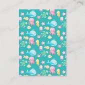 Unterhalb der Erlebnisdusche Begleitkarte (Rückseite)