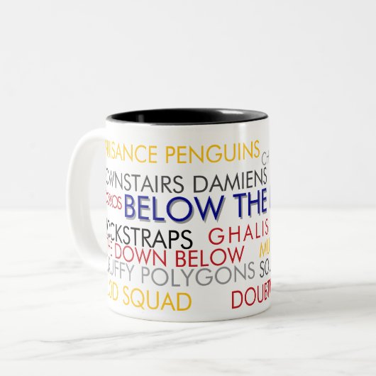 Unterhalb der Linie Zweifarbige Tasse (Vorderseite Links)