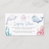 Unterhalb der Meeresautik-Showdusche Begleitkarte (Vorderseite)